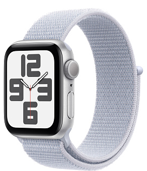 Смарт-часы Apple Watch SE 2024 44mm Sport Loop Silver