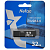 Флешка 32Gb Netac U351 USB3.0 с колпачком, металлическая, чёрный