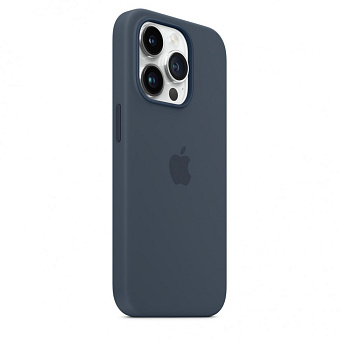 Чехол для смартфона Apple iPhone 14 Pro Max 6.7" - Silicone Case Storm blue