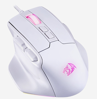 Мышь проводная Redragon Bullseye RGB White