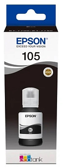 Картридж струйный EPSON 105BK для Epson L7160/7180, чёрный