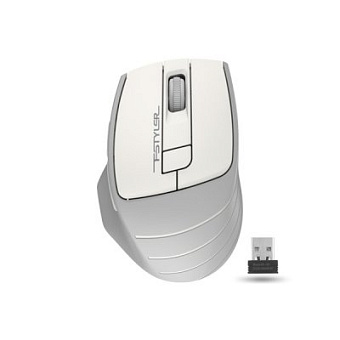 Мышь беспроводная A4Tech Fstyler FG30S 2000dpi бесшумная Grey